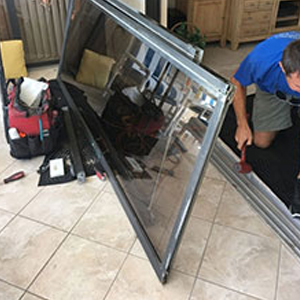 sliding glass door frame repair Joshua Tree